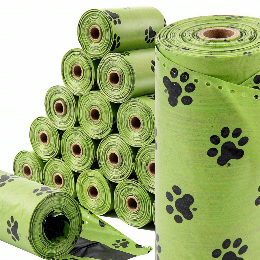 Dog Poop Bags on a clean surface | Pawluxia Pet Care Australia