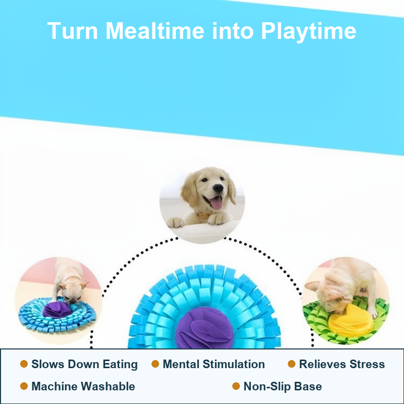 Snuffle mat benefits - slows eating, mental stimulation, stress relief