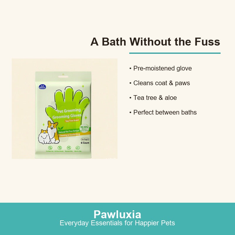 Grooming Gloves detail view | Pawluxia Pet Care Australia