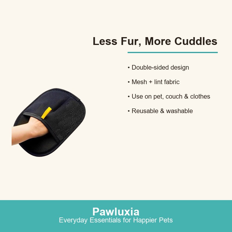 Hair Removal Glove detail view | Pawluxia Pet Care Australia