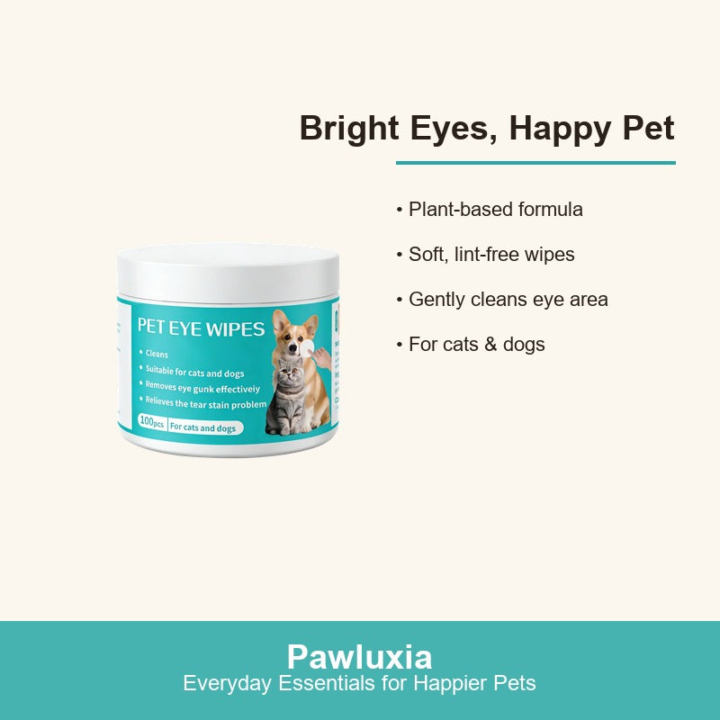 Eye Wipes detail view | Pawluxia Pet Care Australia
