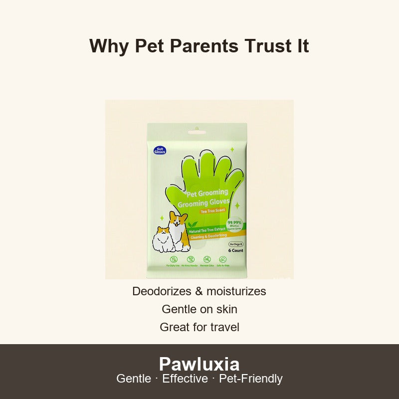 Grooming Gloves size reference | Pawluxia Pet Care Australia