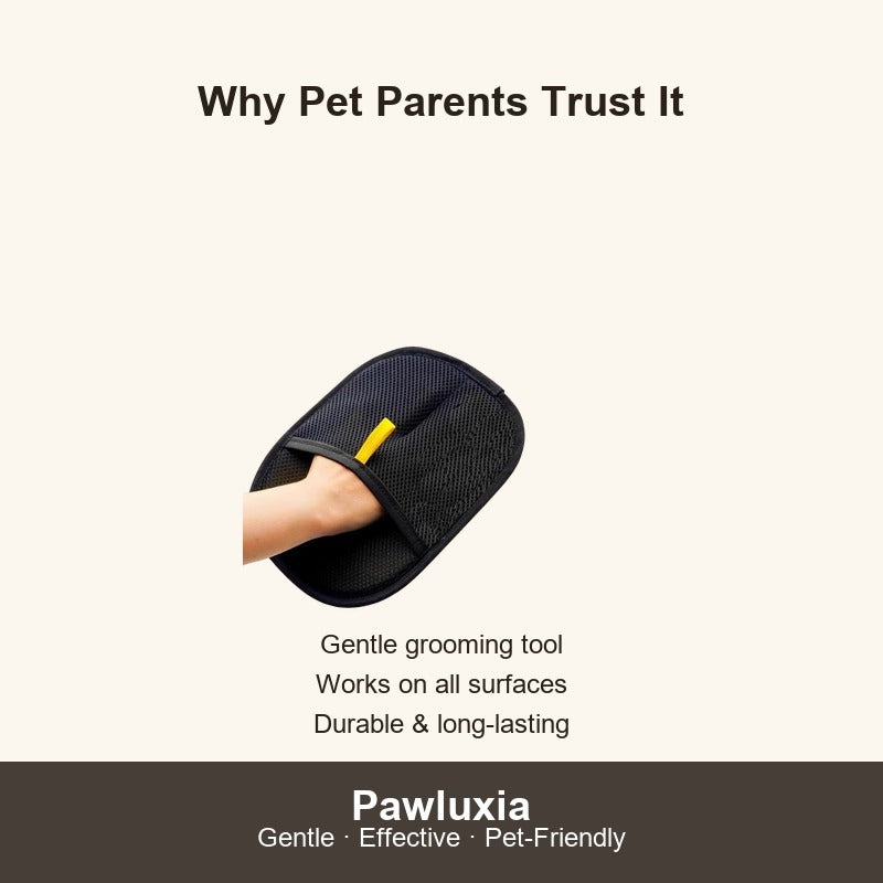 Hair Removal Glove size reference | Pawluxia Pet Care Australia