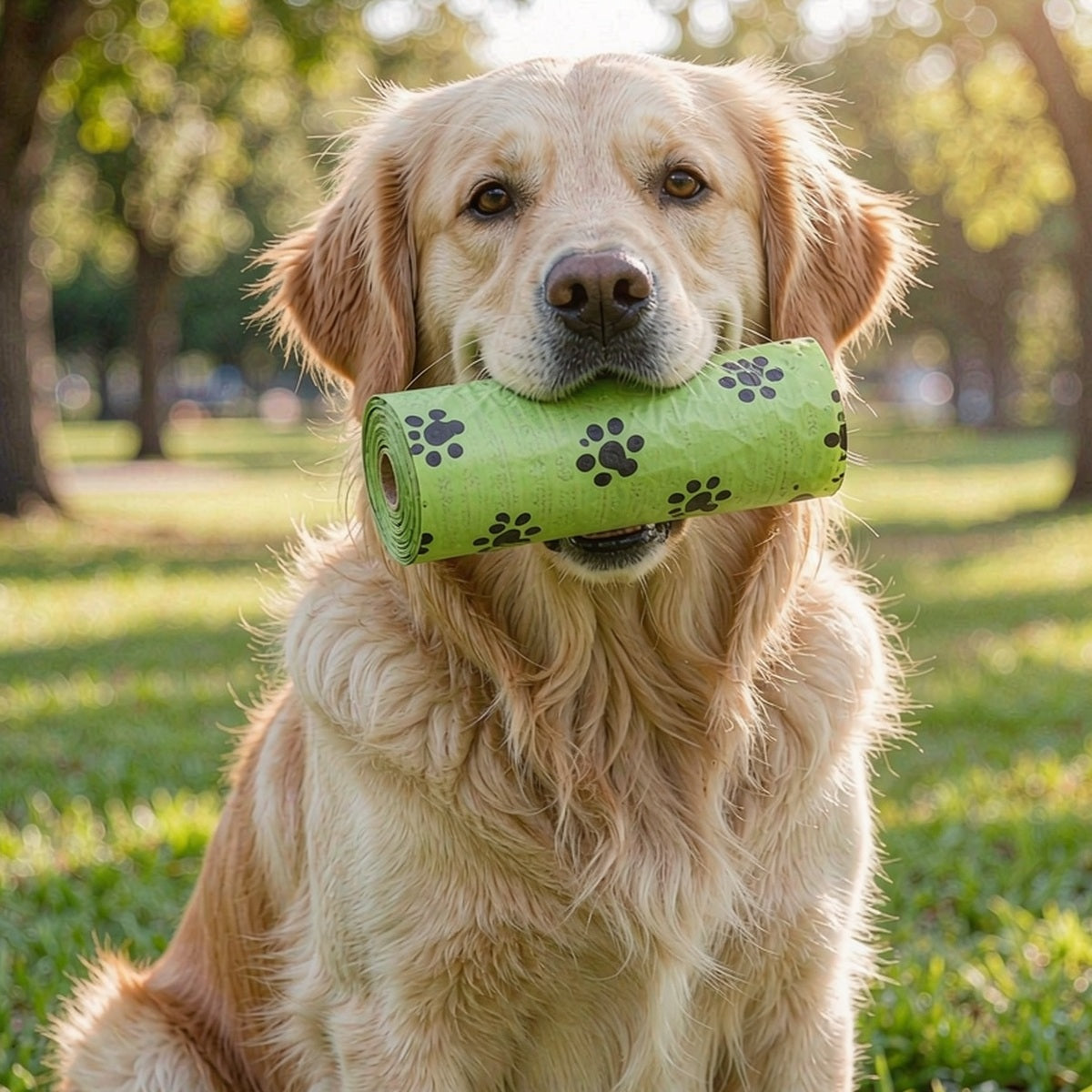Dog Poop Bags Paw-Print Refill Rolls | Pawluxia Pet Care Australia