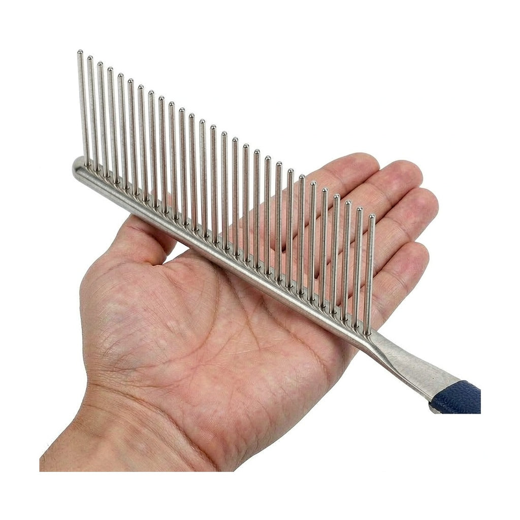 Pawluxia Steel Grooming Comb | Pawluxia Pet Care Australia