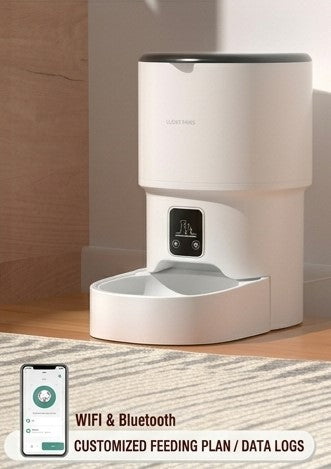 Smart Pet Feeder & Water Fountain Set – App Control & Auto Dispenser